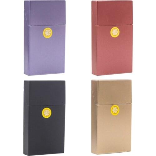 Plastic Cigarette Case Dispenser Tobacco Container Cigarettes Storage Box Holder Smoking Accessory