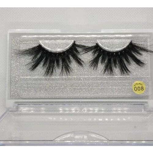 25mm Eyelashes Mink Eyelashes Criss-cross Strands Cruelty Free High Volume Mink Lashes Soft Dramatic Eye lashes 008 Makeup