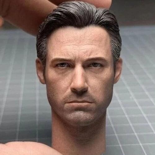 1/6 PVC Head Carving Ben Affleck Head Sculpt Fit 12'' Male Figure Body In Stock
