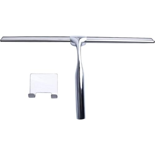 Shower Squeegee Stainless Steel Squeegee Window Wiper Cleaner for Car Glass Home K0AB