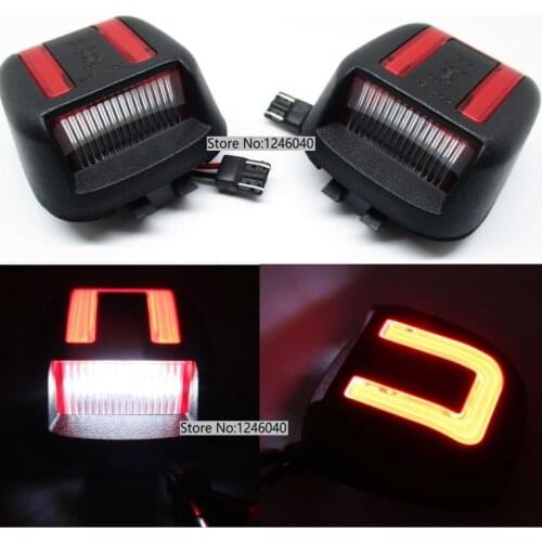 2Pcs Led License Plate Light Number Plate Lamp Fit For Nissan Titan Xterra Armada Frontier Suzuki Equator