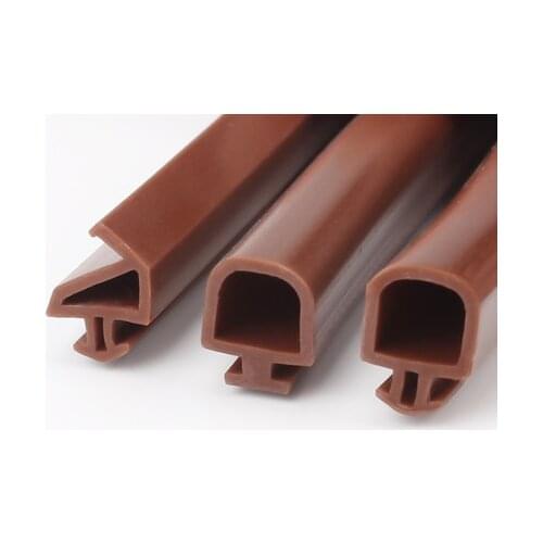 6M Bottom width 5/6/7mm EPDM sealing strips bridge aluminum door/window sealed plastic strips energy saving windows and doors