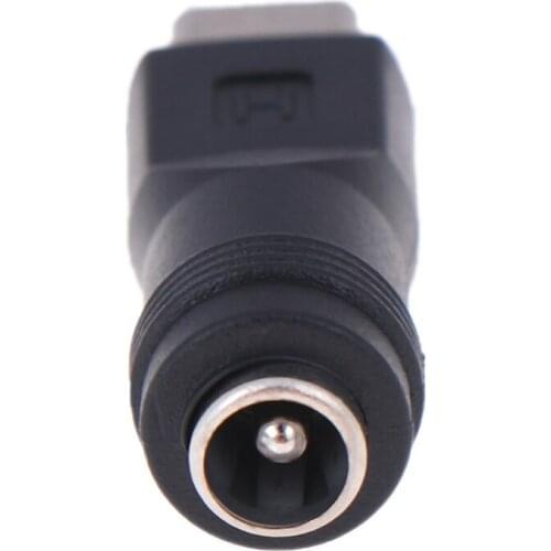 1pcs 5.5*2.1mm Female jack to Type-C 3.1 Male Plug 90 / 180 Degrees DC Adapter