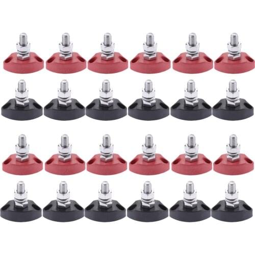 24pcs Single Junction Block 6mm Marine Boat Electrical Parts Power Post Mm