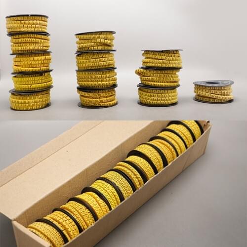 26rolls/lot 1.5mm Square Cable Wire Markers Letter A-Z