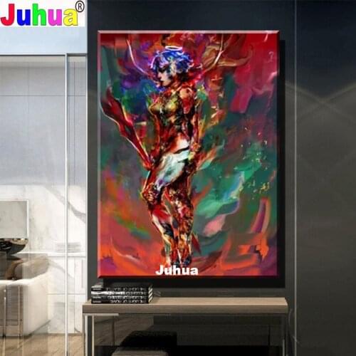 5D DIY square/round Diamond Painting Abstract woman Cross Stitch Diamond Embroidery Portrait Pattern Rhinestone Home Decor