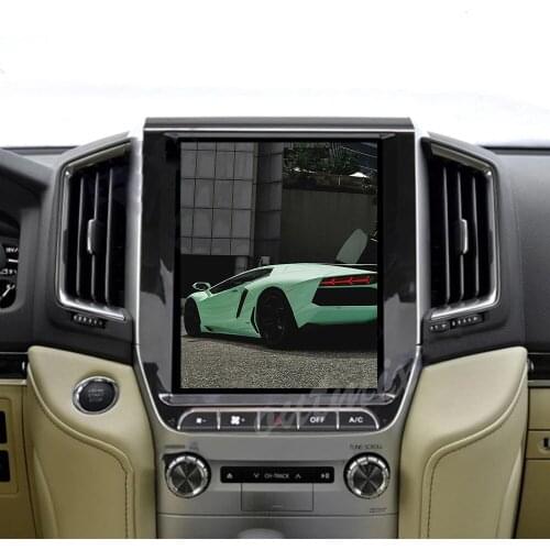 DSP Carplay Tesla screen Android 9.0 Car Multimedia Player For Toyota Land Cruiser 2016-2017 GPS Radio Auto stereo IPS head unit