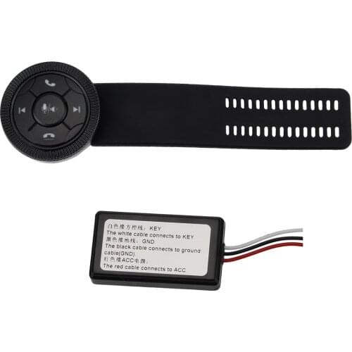 Bluetooth Smart Remote Control Button Wireless Car Steering Wheel Control Button For Car Radio DVD GPS Navigation