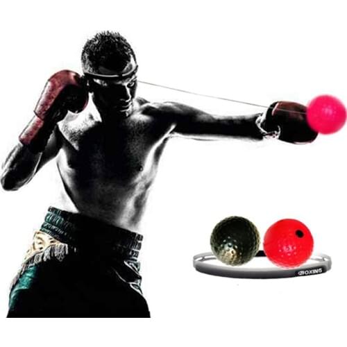 Fight Box Boxing Fight Speed Ball silicone head band Reflex Speed Training Boxing Punch Muay Thai Exercise Equipment