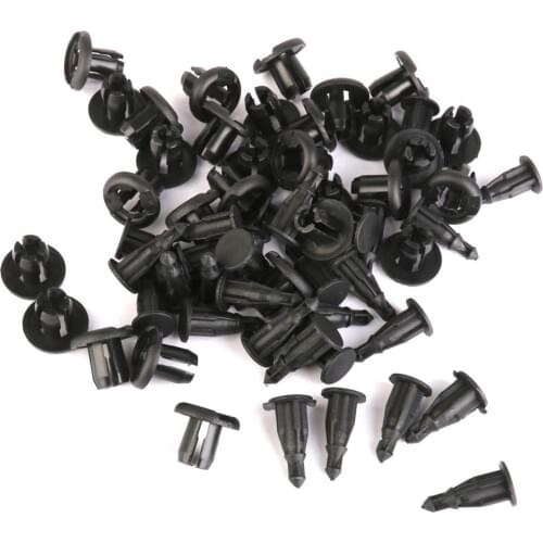 30 Pcs Black Nylon Car Auto Push-Type Rivet Bumper Fender Retainer Fasteners Clips for Honda 91503-SZ3-003 Dropshipping
