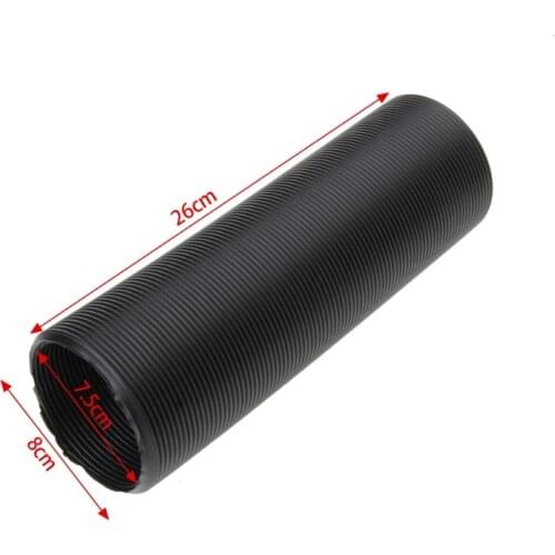 1m 80mm Black Car Air Intake Hose Ducting Feed Pipe Hose Flexible For Air Filter 4XFB