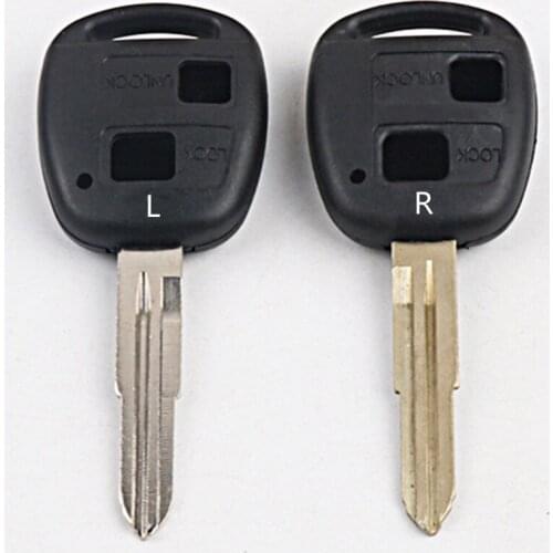 DAKATU With LOGO Replacement Key Case For Toyota Hiace 2 Buttons Remote Control Key Shell/key Cover With TOY41 Blade