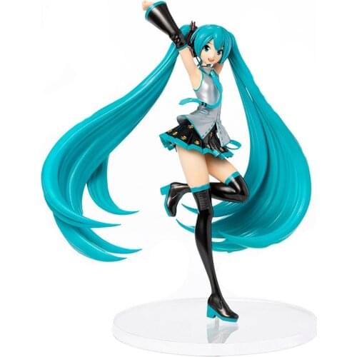 Original Anime Figure 23cm Hatsune Miku 10th Anniversary Edition Action Figure PVC Model Doll Decoration Toy Birthday Gift