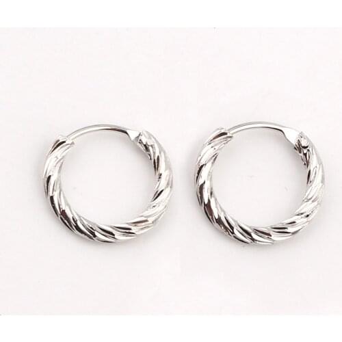 Hippie Punk Hoop Earring For Women Boho Metal Color Endless Small Circle Earrings for Women Handmade Bijoux Chic Aretes Jewelry