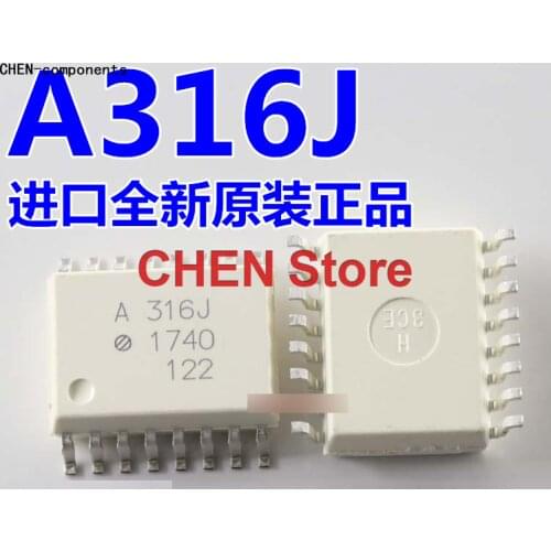 Imported brand new original optocoupler A316J HCPL-316J SMD