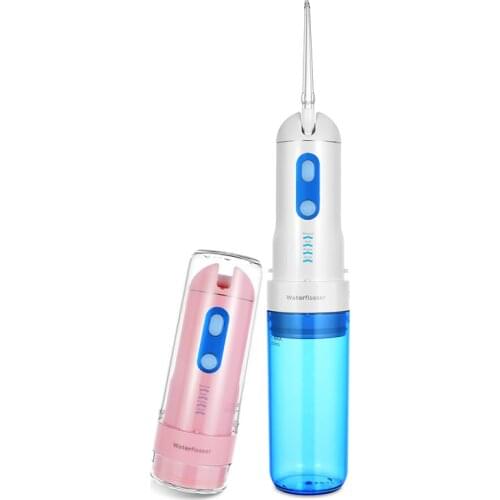 200ml Irrigatore orale USB Ricaricabile Acqua Flosser Portatile Dentale Getto di Acqua Serbatoio di Acqua Denti Cleaner