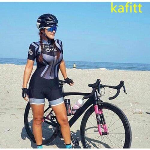 Kafitt-women overalls-cycling wear-womens bicycles-bicycles-bicycles-one-piece little monkey short-sleeved summer suit 9DGELPRO