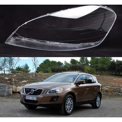 Car headlight housing is for Volvo XC60 headlight cover 2009 2010 2011 2012 2013 model transparent glass headlight cover
