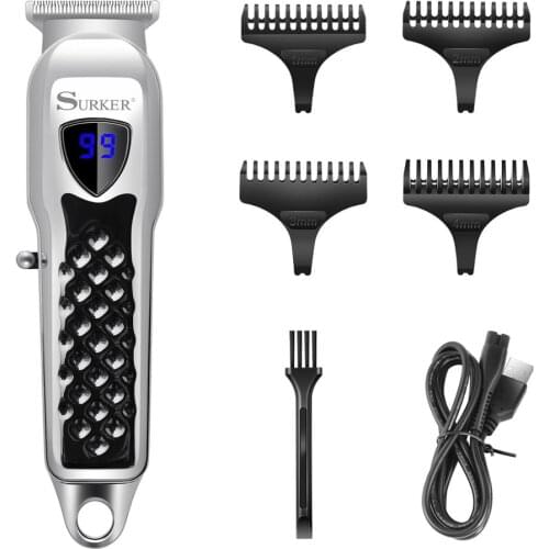Surker All Metal Hair Machine Professional Hair Trimmer Electric Tondeuse Cheveux Trimmer For Travel