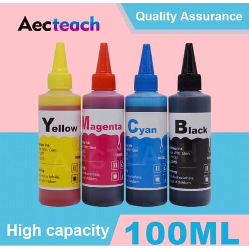Aecteach Universal 4 Color Dye Refill Ink Kit For Canon PG 510 CL 511 XL IP2700 MP280 MP480 MP490 MP240 MP250 MP260 270 Printer