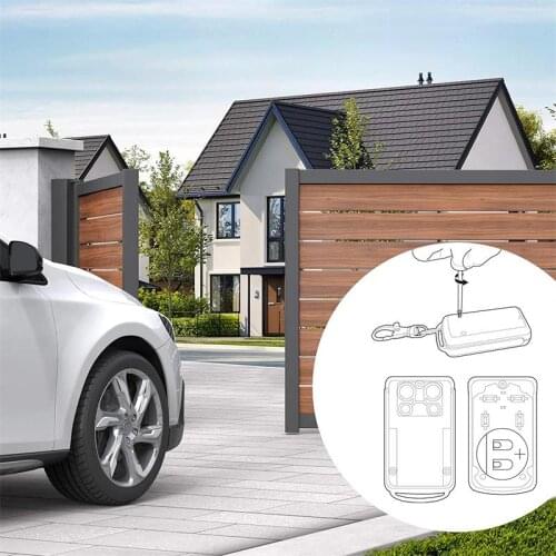 Rolling code 433.92MHz garage gate command for AVIDSEN remote control compatible 114253 104251 104250 104257 104350 654250 10425