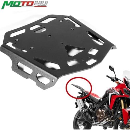 New Motorcycle Aluminum Rear Luggage Rack Black For Triumph Tiger 800 Tiger800 XCA XRX XR 2016 2017 2018
