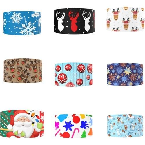 Christmas 5Yards Grosgrain Ribbon Fabric Bow-knot DIY Wrapping/Party/Art Sewing Crafts Home Packing Gift,5Yc21014