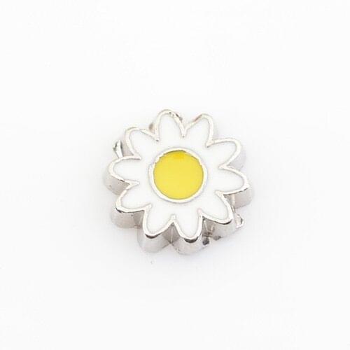 Sunflower, Floating charms,Fit floating charm lockets, FC0214
