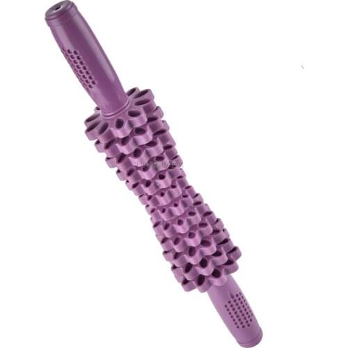 Manual gear massage stick fascia stick muscle relaxation fitness stick leg rolling massage stick yoga stovepipe massage roller