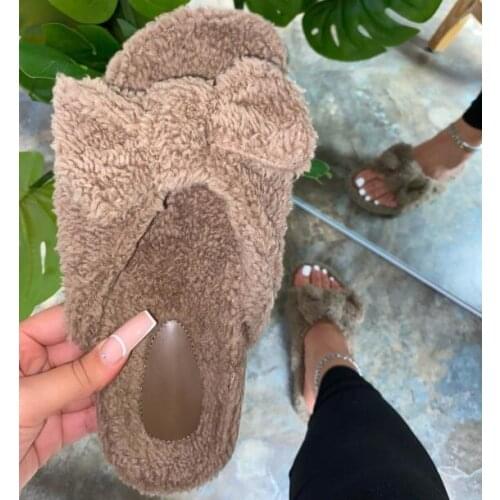 Outdoor leisure all-match flat non-slip slippers soft comfortable Spring/autumn women 2020 home fashion all-match bow sandals