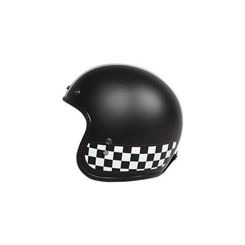 Retro Fiberglass Open Face 3/4 Helmets Vintage Light Weight Summer Motorbike Helmets Casque Moto Scooter Protection for Men