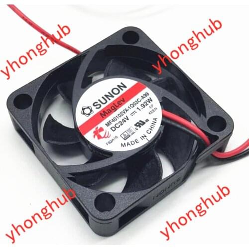 SUNON MF40102VX-1Q03C-A99 Server Cooling Fan DC 24V 1.92W 40x40x10mm 2-Wire