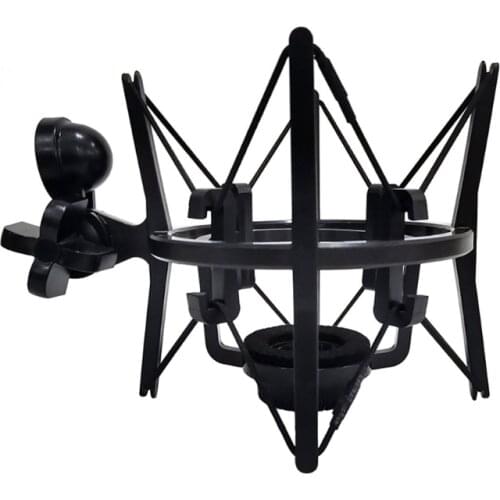 Universal Mic Microphone Shock Mount Adjustable Clip Holder Stand Recording Bracket Professional Accessories