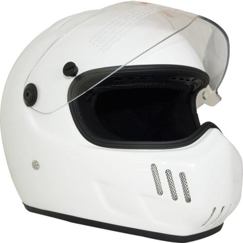 Vcoros Glass Fiber Full Face Scooter Motocycle helmet with Original Visor Vintage motorbike helmet Man Women Retro helmet