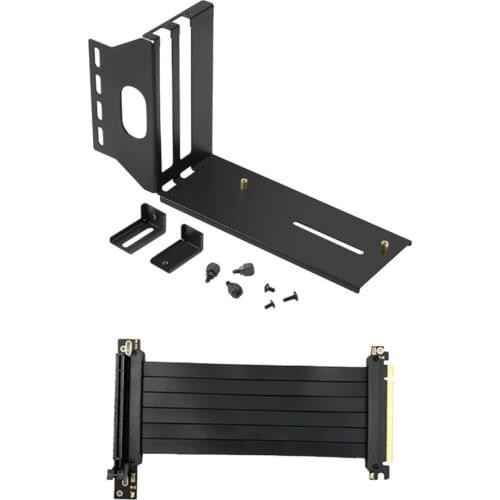 Vertical Mounting Bracket For PCI-E 3.0 X16 Gaming Graphics Card Pcie16x Extension Cable Holder Universal GPU Mounting Bracket