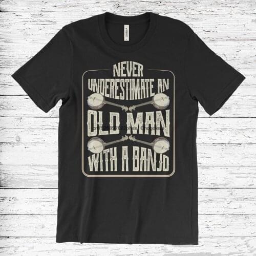 Banjo Vintage RetroBluegrass Fans Music Instrument Banjo Player T Shirt Musician Shirts Genre Festivals My Grass Is Blue Tee