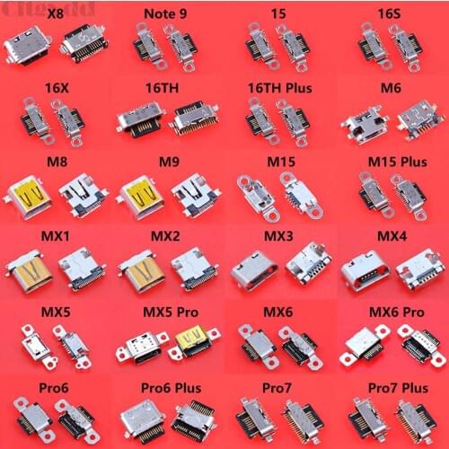 Cltgxdd 1PCS Micro USB Jack For Meizu X8 15 16S 16X 16TH MX1 MX2 MX3 MX4 MX5 MX6 Pro 6 7Plus Charging Port Connector Socket Plug