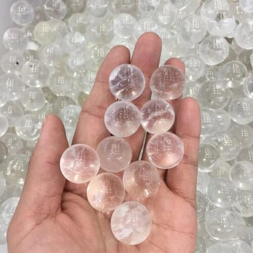 10pcs about 15mm 100% natural clear quartz Crystal gemstone bead Metaphysical chakra Healing stone for jewelry making fengshui