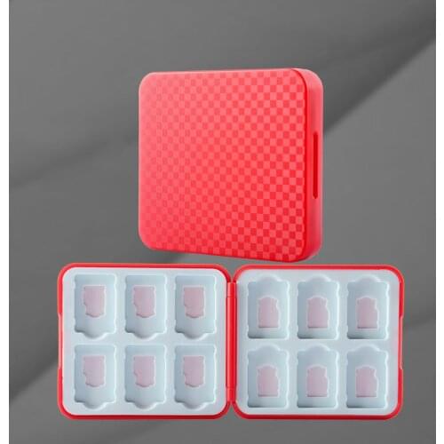 12 In 1 Silicone Cassette For NS Switch Lite Led 12 Game Cards Storage Box For Nintendo Switch