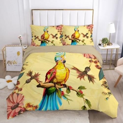 3D Bedding Sets Quilt Covers Pillow Shams Duvet Cover Sets Bedclothes Bed Linens King Queen Full Simple Flower Home Textile
