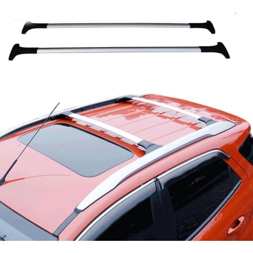 Car Styling For Ford Ecosport 2013 2014-2016 2017 Aluminum Alloy Side Bars Cross Rails Roof Rack Luggage Carrier Rack 2Pcs