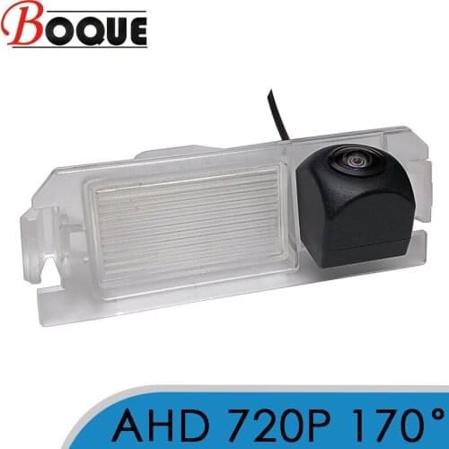 BOQUE 170 Degree 1280x720P HD AHD Car Vehicle Rear View Reverse Camera For Hyundai Accent HC Verna RV Solaris 2017~2021