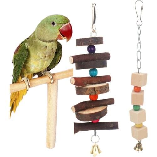 PipiFren Parrots Toys And Accessories For Bird Swing Supplies Stand Budgie For Parakeet Cage Decoration African Grey pappagalli
