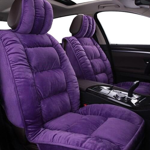 Sheepskin fur Car Seat Covers Universal Size for MG all models MG7 MG6 GS ZS MG3 MG5 Automobiles styling auto accessories