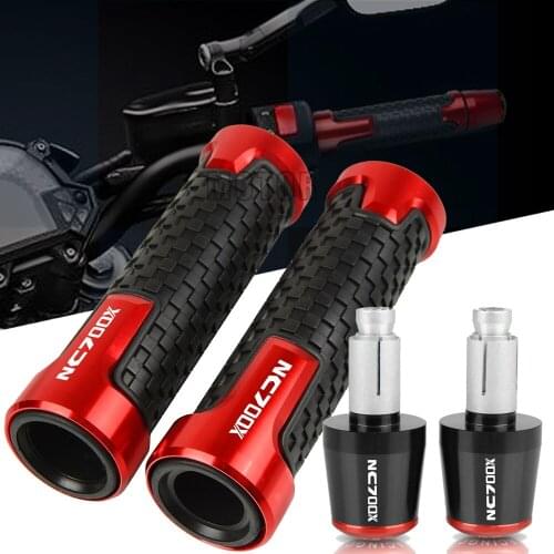 Motorcycle CNC Handle Bar Grips Ends 7/8" 22mm Handlebar Grip End For Honda NC700X NC700 X NC700 NC 700 X 2012-2020 2013 2014
