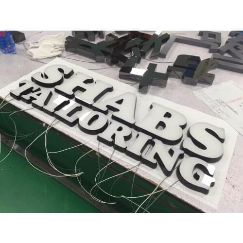 Outdoor shop advertising custom acrylic open closed led neon sign letters