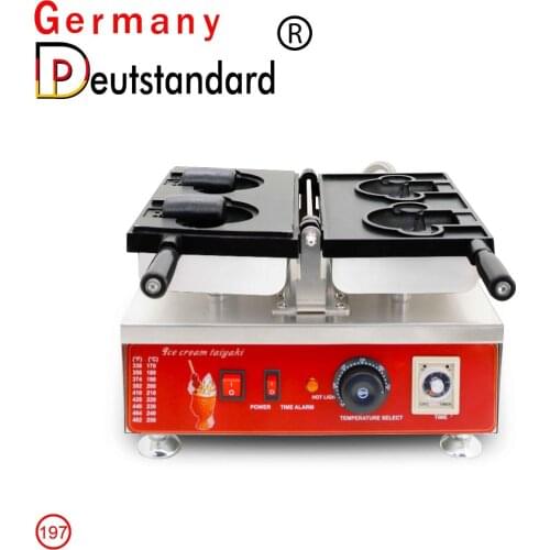 New Electric Cartoon Animal Little Bear Taiyaki Waffle Maker Machine For Filling Ice Cream Waffle Cone Machine With High Quality