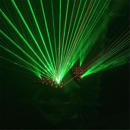 New Design Red Green Laser Waistcoat Laserman Vest Suits Man Clothes Stage Costumes For Singer Dancer For Nightclub Performers