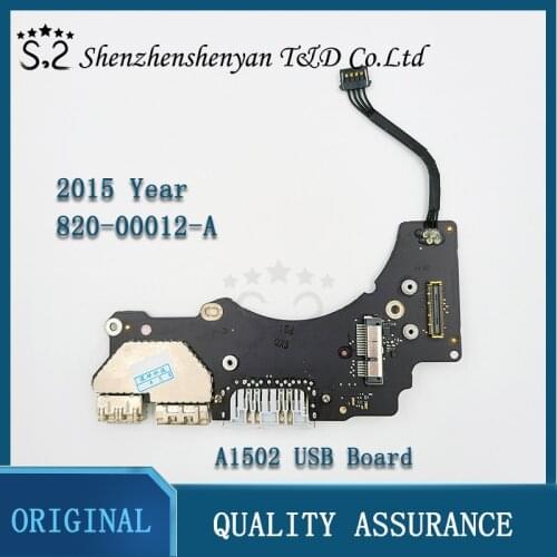 Original A1502 IO Board USB Power Board for MacBook Pro Retina 13.3 "A1502 USB Power Board 2015 Year 820-00012-A