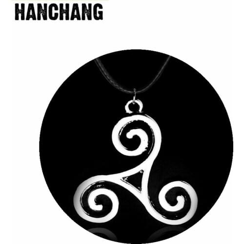 Young Teen Wolf Time Popular Geometric Zinc Alloy Necklace&Pendants Jewelry Rope Chian Accessories For Women Men Gift